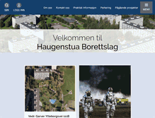 Tablet Screenshot of haugenstua.no